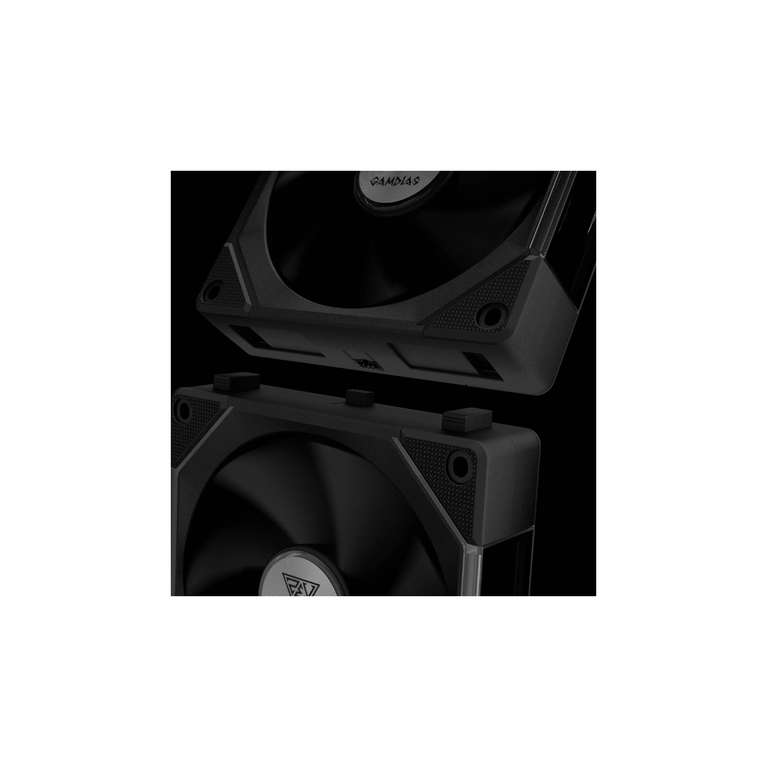 GAMDIAS AEOLUS P2-1203 120mm RGB Cooling Fan – Quiet High Airflow PC Case Fan with RGB Lighting