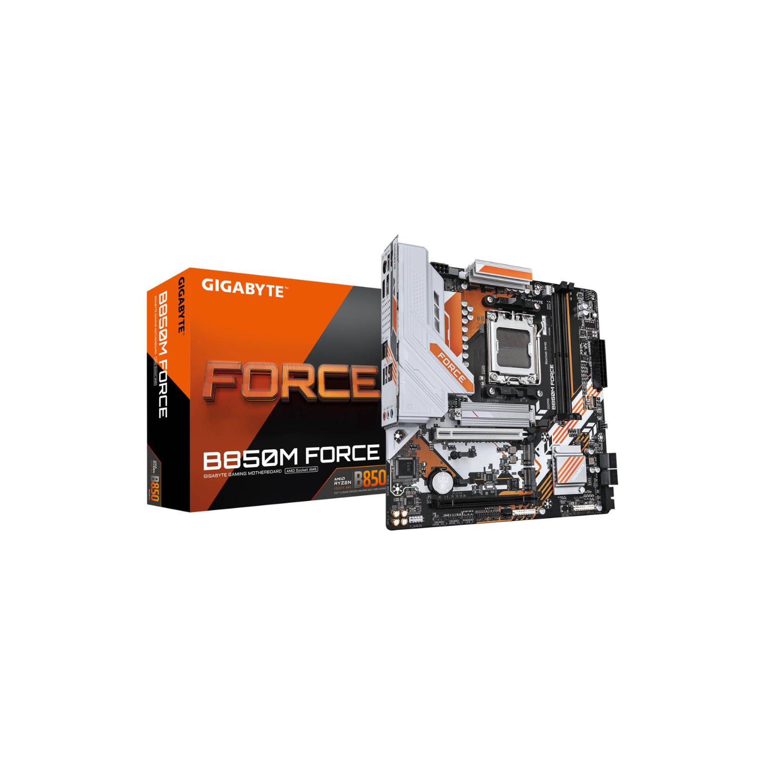 GIGABYTE M/B B850M FORCE WF6E |  Gaming Motherboard with WiFi 6E & High Bandwidth Memory Support