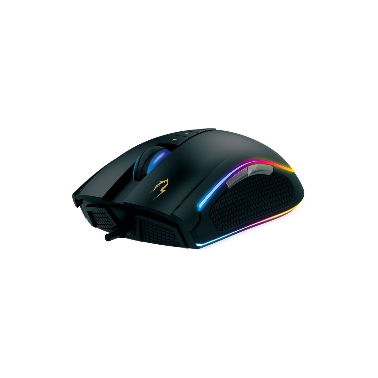 GAMDIAS ZEUS P2 RGB Gaming Mouse – Ergonomic Design, High-Precision Sensor, Customizable DPI, RGB Lighting, Wired for PC & Laptop Gaming