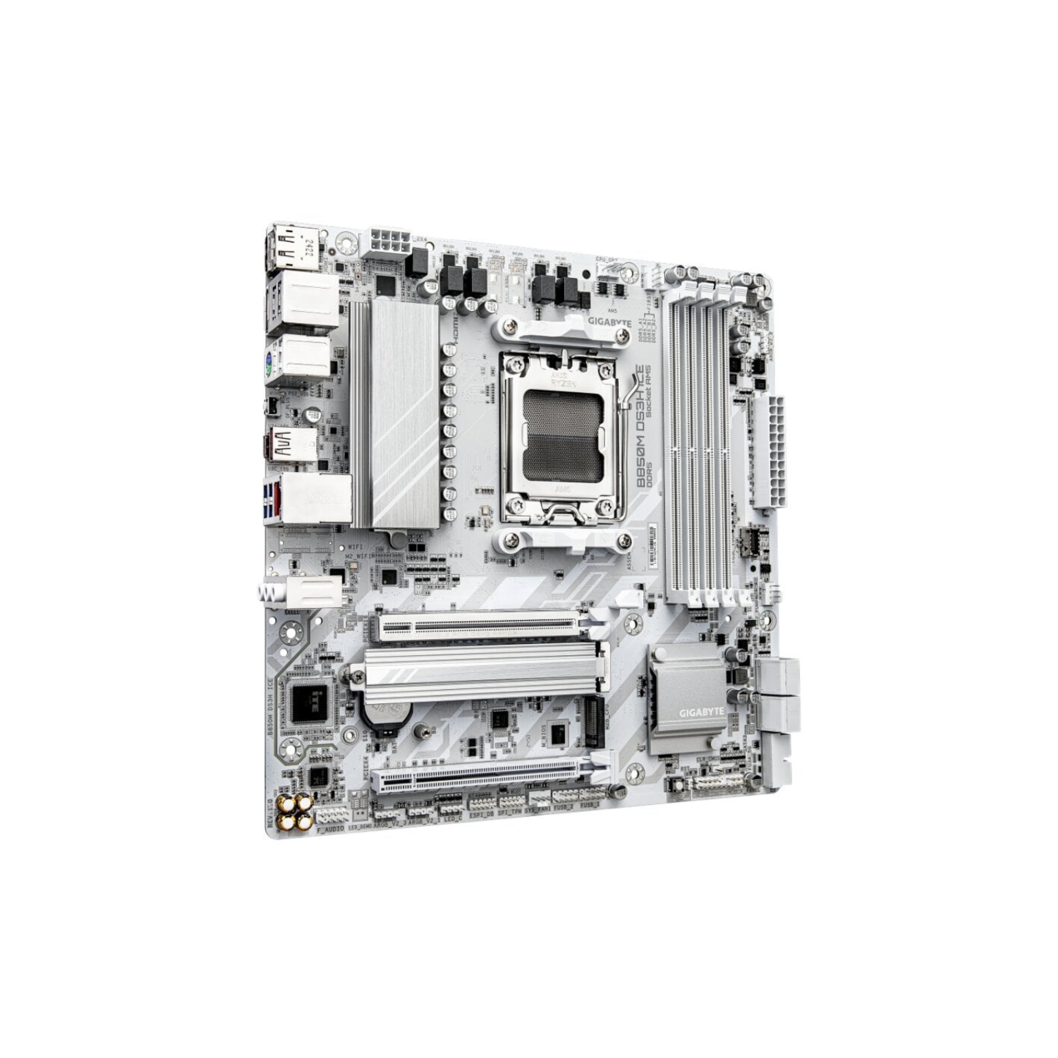 GIGABYTE M/B B850M DS3H ICE |  Gaming Motherboard with High Speed Connectivity & High Bandwidth Memory Support