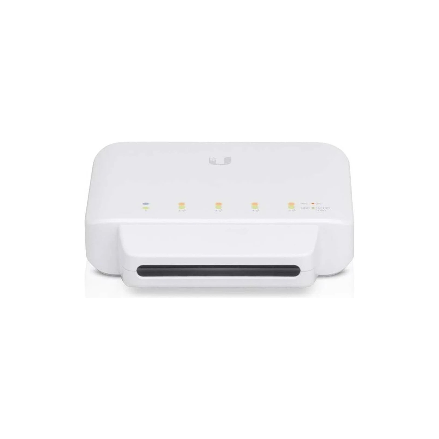 Ubiquiti USW-Flex – UniFi Flex Ethernet Switch, 5-Port Gigabit Network Switch, PoE Powered, Compact and Versatile, Indoor/Outdoor Ready, Easy UniFi Integration
