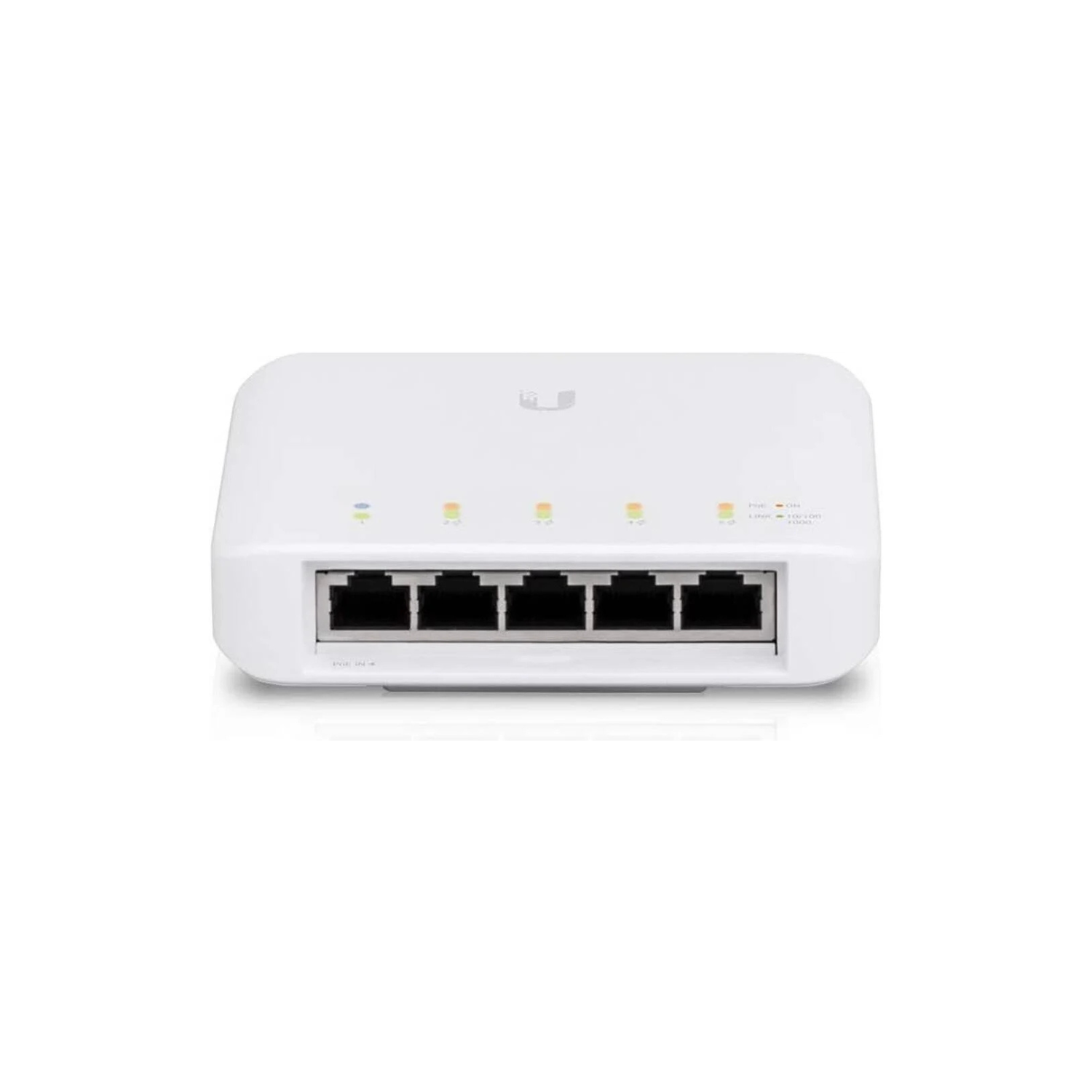 Ubiquiti USW-Flex – UniFi Flex Ethernet Switch, 5-Port Gigabit Network Switch, PoE Powered, Compact and Versatile, Indoor/Outdoor Ready, Easy UniFi Integration