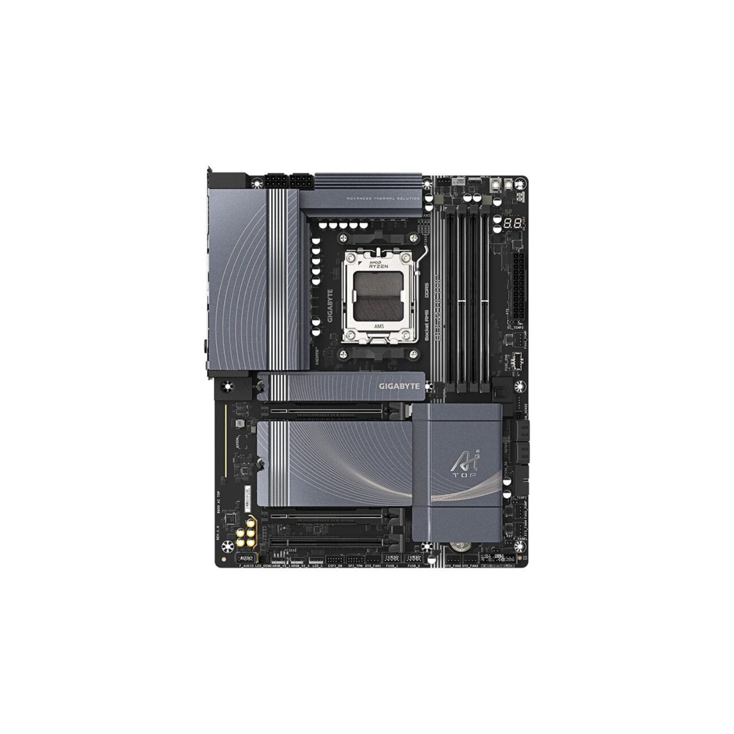 GIGABYTE M/B B850 AI TOP | B850 Gaming Motherboard with High Speed Connectivity & High Bandwidth Memory Support