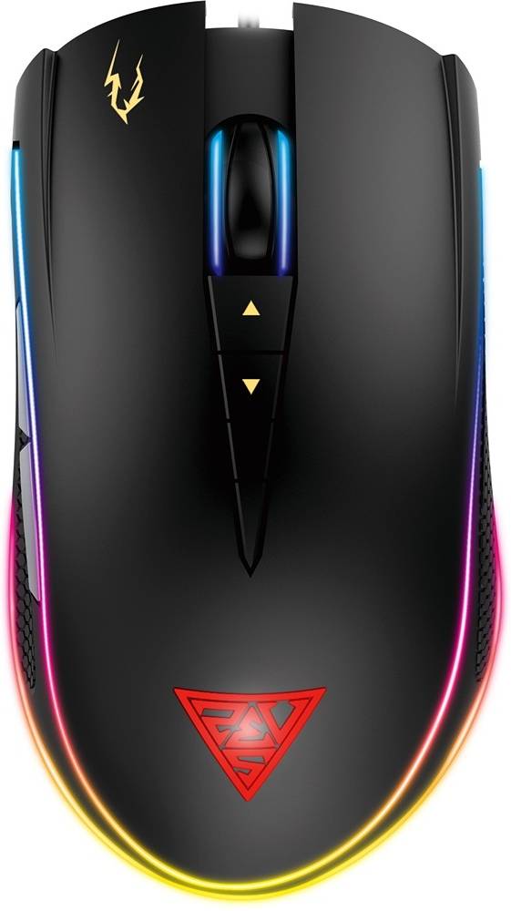 GAMDIAS ZEUS P2 RGB Gaming Mouse – Ergonomic Design, High-Precision Sensor, Customizable DPI, RGB Lighting, Wired for PC & Laptop Gaming