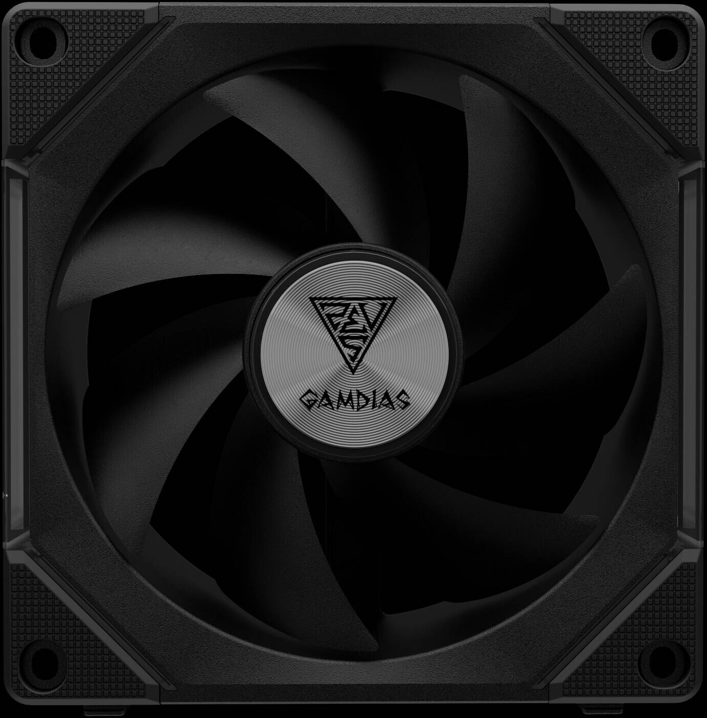 GAMDIAS AEOLUS P2-1203 120mm RGB Cooling Fan – Quiet High Airflow PC Case Fan with RGB Lighting