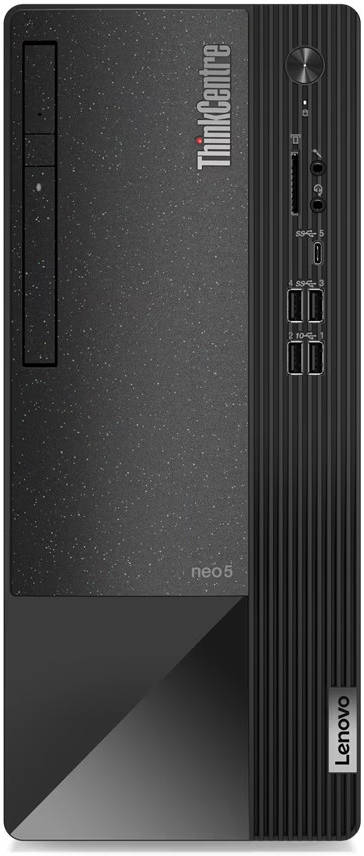 Lenovo ThinkCentre neo 50t Desktop Computer, Intel Core i5-12400, 8GB RAM, 1TB HDD, Intel UHD Graphics 730, USB Calliope English Keyboard & Mouse, FreeDOS, Black | 11SE00PAGP