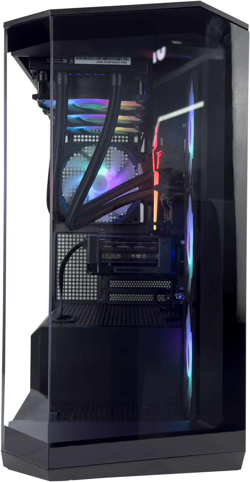 Cyber Gaming PC - AMD Ryzen 7 7700X 8 Cores 16 Threads, NVIDIA RTX 4060 TI 8GB, 16GB DDR5 RAM 5600MHz, 1TB SSD Gen 4, 650W 80 PLUS PSU, 360mm Liquid Cooler, Wi-Fi + BT
