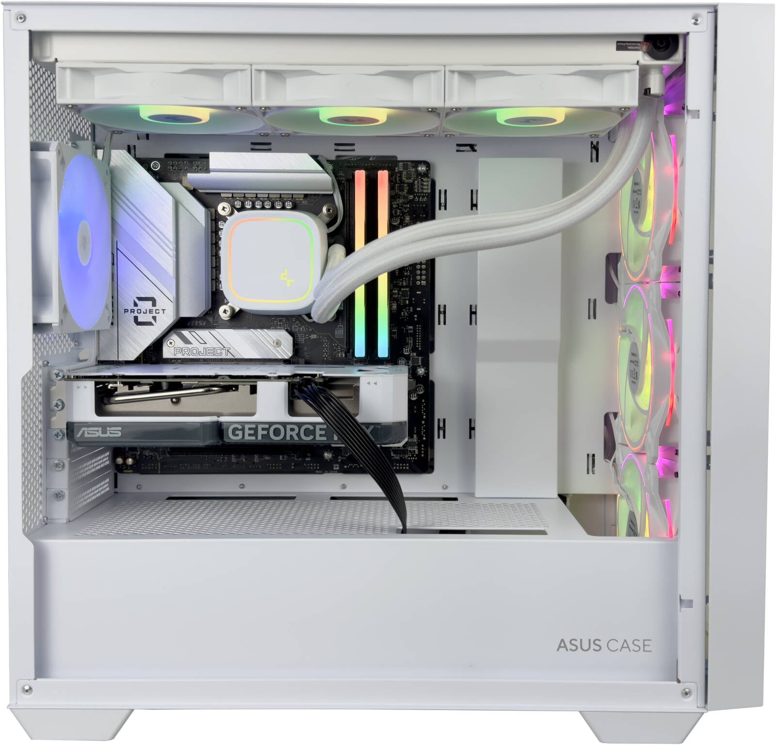 Snow White Edition Gaming PC - Intel Core i7-14700K 20 Cores 28 Threads, NVIDIA RTX 4070 12GB, 32GB DDR5 RAM 5600MHz, 2TB SSD Gen 4, 650W PSU, 360mm Liquid Cooler, Wi-Fi + BT