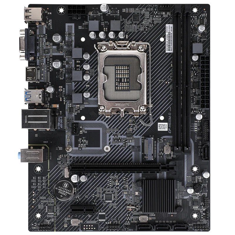 Colorful H610M-D V20A Micro-ATX Motherboard – Intel H610, LGA 1700, DDR4, PCIe 4.0, M.2 Slot, Reliable Gaming & Productivity Board