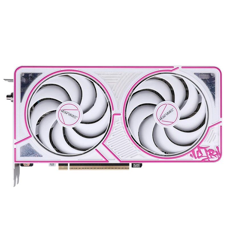 Colorful iGame GeForce RTX 5060 Ultra W DUO OC 8GB-V Graphics Card – GDDR6, DLSS 3.5, Ray Tracing, Dual Fan Cooling, RGB Lighting, PCIe 5.0, HDMI 2.1 & DisplayPort 1.4a – White Edition Gaming GPU