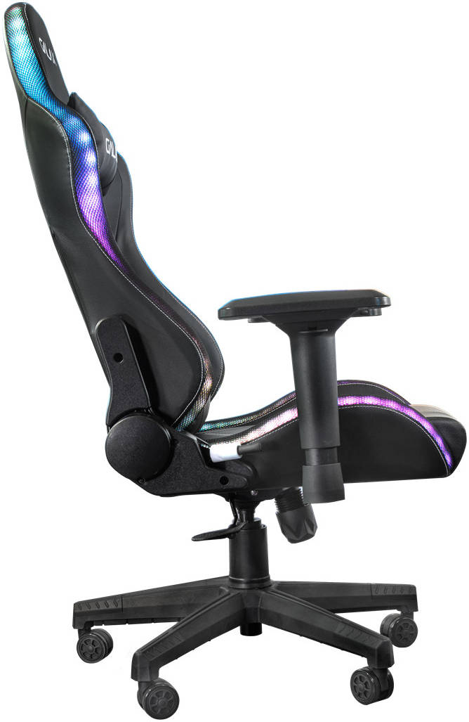 GALAX GC-01S RGB Gaming Chair – Iron Frame, Built-in Adjustable Lumbar Support, 100 mm Class 4 Gas Lift, 90-180° Recline, Max Load 170 kg
