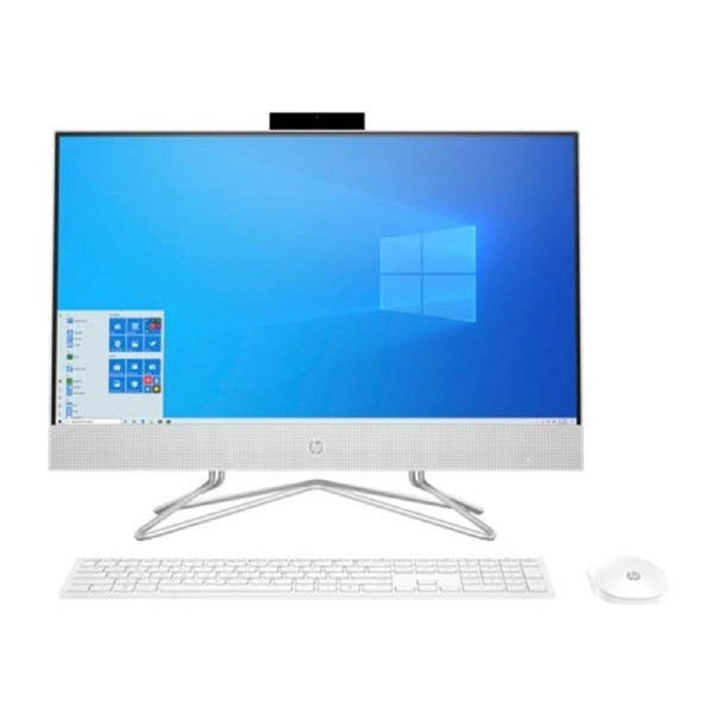 HP AIO 24-DF1014NE 24" FHD IPS Touch PC, 11th Gen Core i5-1135G7 2.4Ghz, 8GB RAM, 512GB HDD, Windows 10 Home, Intel Iris Xe Graphics, Wireless Keyboard and Mouse Combo, White | 3B4Z4EA