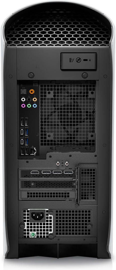 DELL Alienware Aurora R15 Gaming Desktop, Intel Core i9 13900KF, 64GB RAM /1TB SATA+1TB SSD, RTX 4090 24GB, Clear Side Panel, ENG-ARAB K/B & MS 116 Mouse, Win11, Lunar Light | AUR-R15-4090-I9-2