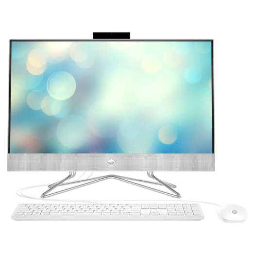HP All-in-One DP1040NH 23.8" FHD Touch Laptop, Intel Core i7-1165G7 2.80GHz, 16GB DDR4 RAM, 1TB SSD + 1TB HDD, Intel Iris XE Graphics, With Wired Keyboard and Mouse, Windows 10 Pro , Silver | 4G1M7EA