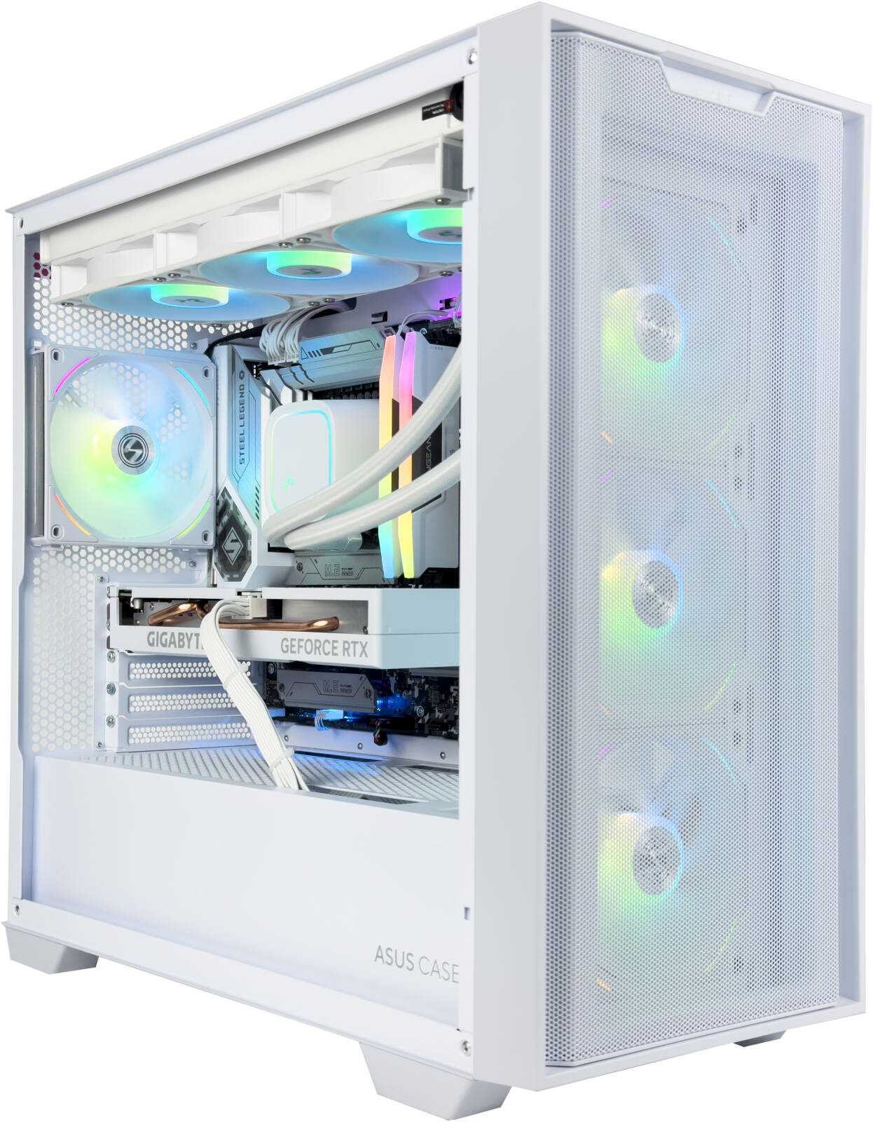 Bang for the Bucks Gaming PC - Intel Core i5-14400F 10 Cores 16 Threads, NVIDIA RTX 4070 12GB, 32GB DDR5 RAM 5600MHz, 2TB SSD Gen 4, 850W 80 PLUS Gold PSU, 360mm Liquid Cooler, Wi-Fi + BT