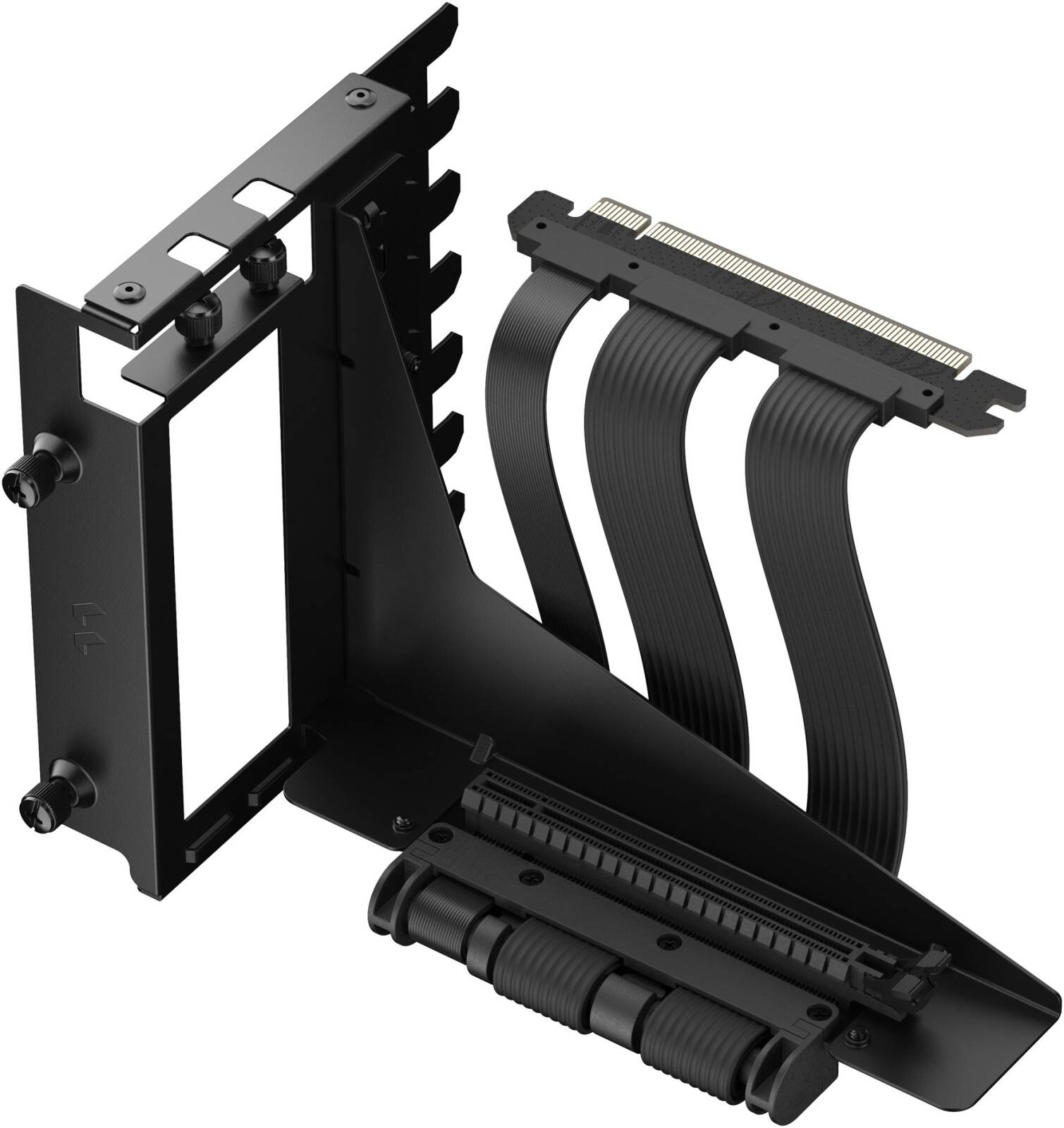 Fractal Design Flex 2 PCIe 4.0 Black Mount Kit – Vertical GPU Mount for Enhanced Display & Cooling