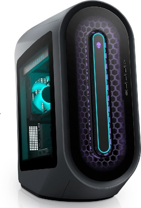 Dell Alienware Aurora R13 Gaming Desktop, 12th Gen Core i7-12700KF, 32GB RAM, 512GB SSD+1TB HDD, Nvidia GeForce RTX 3080 Ti 12GB GDDR6X, KB Arabic, Optical Mouse, Windows 11, Black | AUR13-ALNW-3080