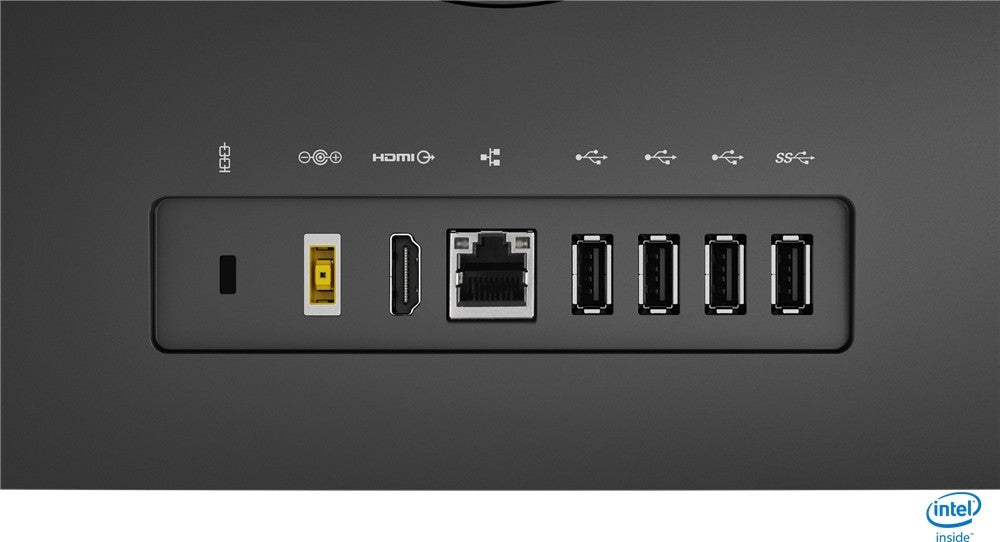 Lenovo All In One V30a-24 Desktop Computer, 23.8 Inches Non-Touch, 10th Gen Intel Core i5-10210U, 8GB DDR4 RAM, 1TB HDD, DOS, Eng Keyboard, Black | 11LA0036UM