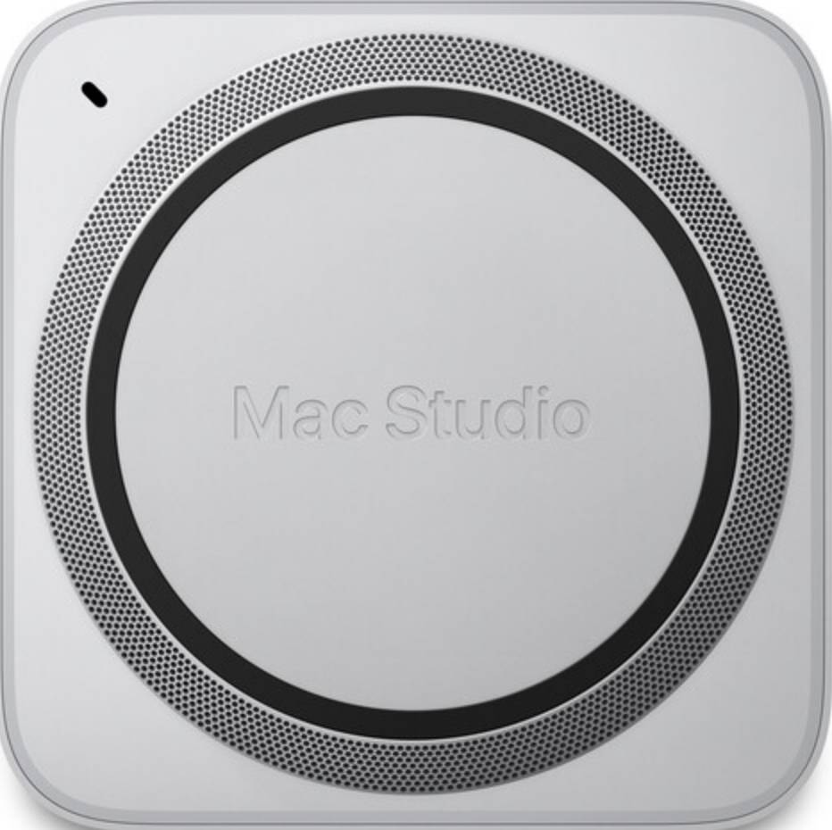 Apple Mac Studio, M1 Ultra Chip, 20-Core CPU With 16 Performance Cores And 4 Efficiency Cores 48-Core GPU 32-Core Neural Engine, 64GB Unified Memory, 2TB SSD Storage, Silver | Z14K0000Q