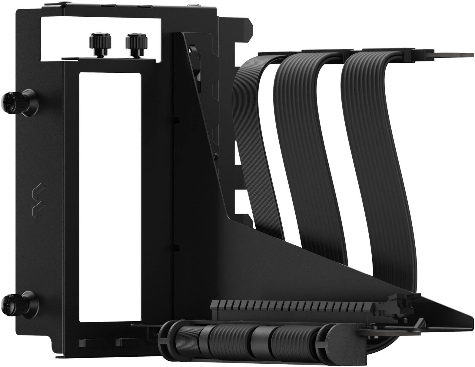 Fractal Design Flex 2 PCIe 4.0 Black Mount Kit – Vertical GPU Mount for Enhanced Display & Cooling