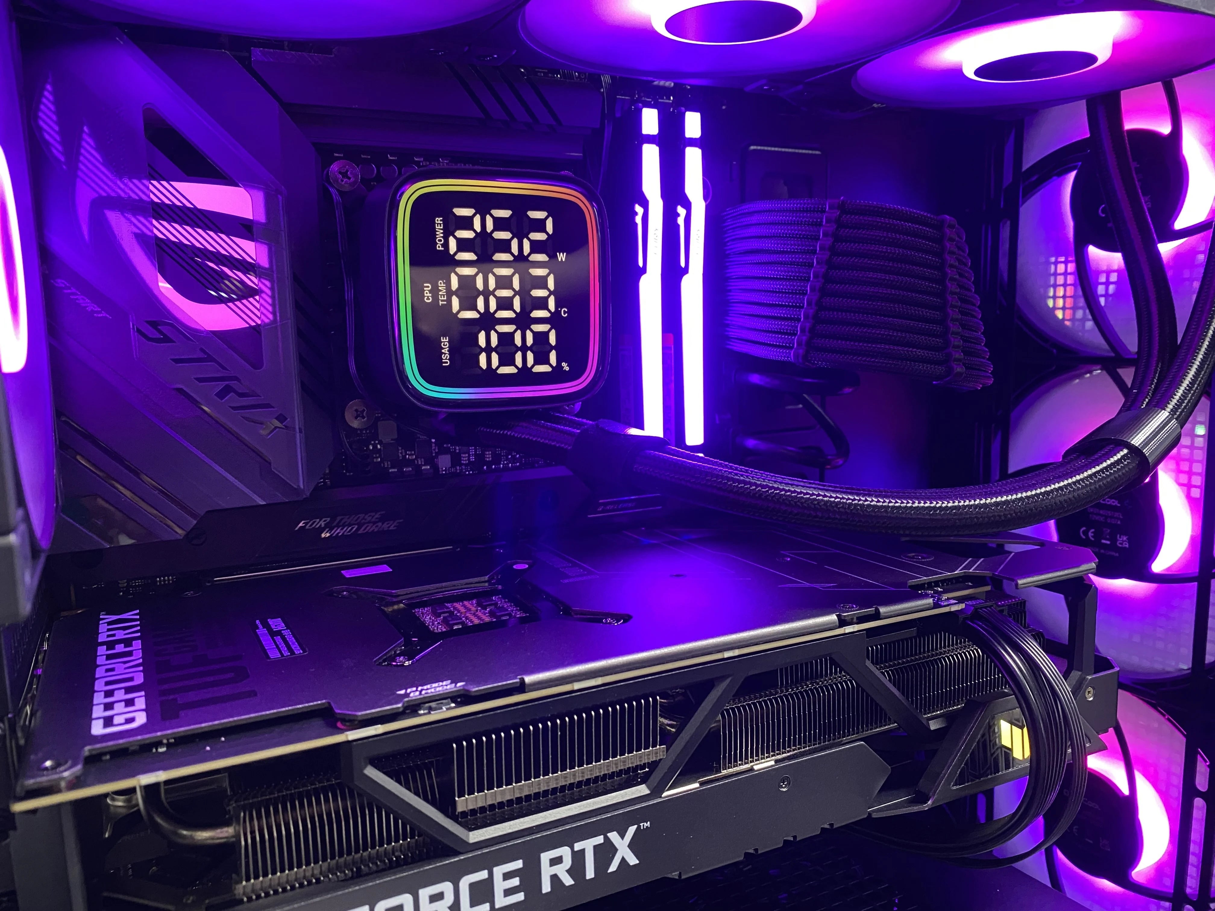 Dustborn PC - i9 14900K up to 6.00 GHz, GeForce RTX 5080, 64GB ddr5 ram, 2TB NVME ssd , 1200W 80 Plus PSU, win 11 pro