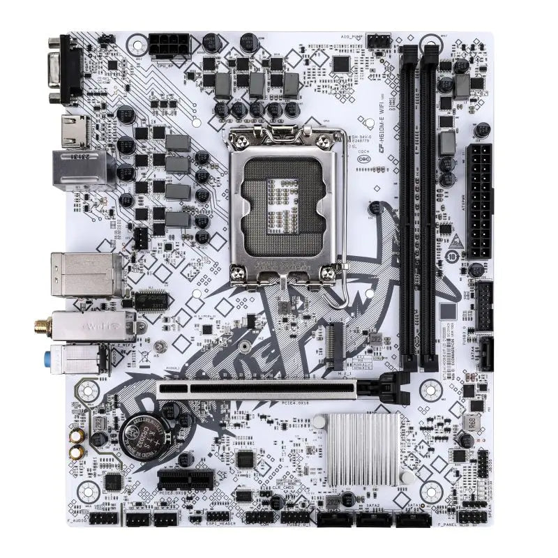 Colorful BATTLE-AX H610M-E WIFI V20 Micro-ATX Motherboard – Intel H610, LGA 1700, DDR4, PCIe 4.0, M.2 Slots, WiFi 6, High-Performance Gaming & Productivity Board