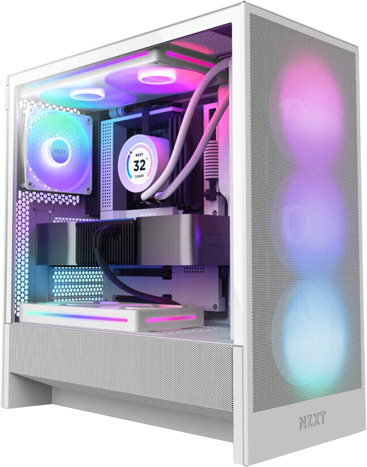 Mid-Range Gaming PC - Intel Core i5-14600K 14 Cores 20 Threads, NVIDIA RTX 4060 Ti 8GB, 32GB DDR5 RAM 6400MHz, 1TB SSD Gen 4, 650W PSU , 240mm Liquid Cooler
