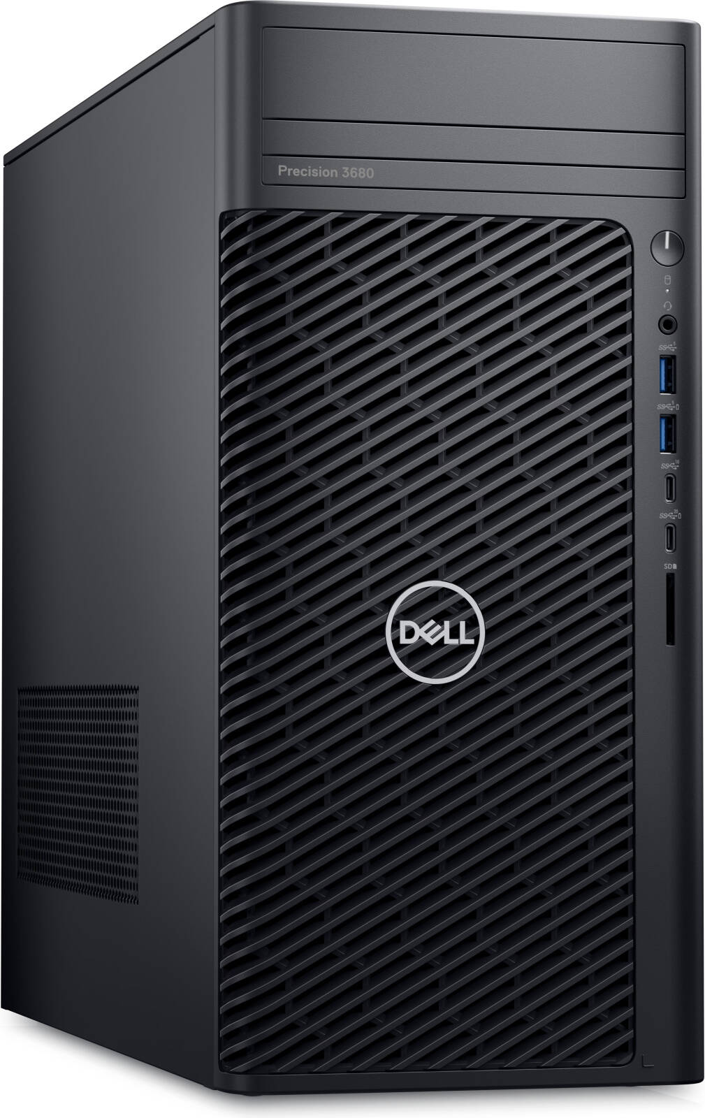 Dell Precision 3680 Tower Workstation, Intel Core i7-14700K, 16GB RAM, 1TB SSD, NVIDIA T400 4GB Graphics, Dell KB216 Keyboard & MS116 Mouse, Intel Ethernet I219-LM, Win11Pro, Black | Precision-3680