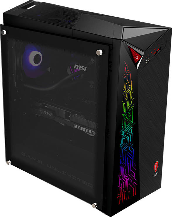 MSI MEG Infinite X 11th Gen Gaming Desktop, Intel Core i9-11900KF, 64GB DDR4 RAM, 2TB SSD + 2TB HDD, RTX 3090 24 GB 3X Graphics, Wifi 6E, Z590 Chipset, 850W ATX, Windows 10 Home, Black |