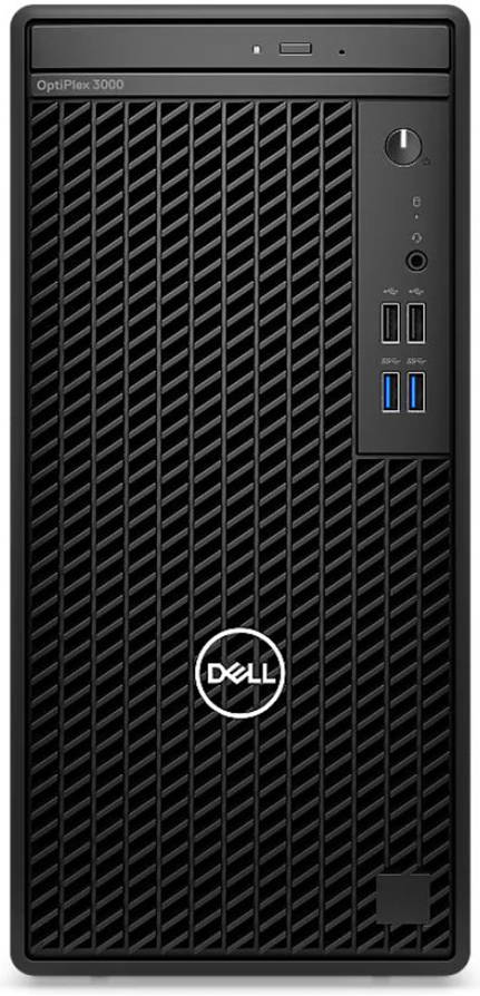 Dell Optiplex 3000 MT Tower Desktop PC, Intel Core  i5-12500 Processor, 8GB DDR4 RAM, 256GB SSD Storage, English Keyboard + Mouse, DVD+RW, Windows 10 Pro, Black | 3000MT-8GB