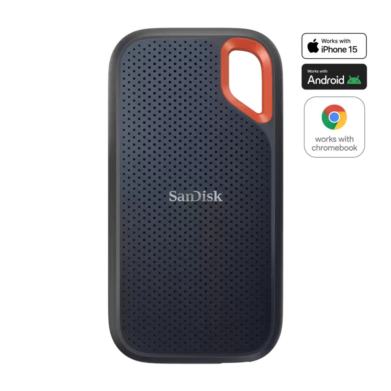 SanDisk Professional PRO‑SSD E61 500 GB – Portable NVMe External SSD with USB‑C 10 Gb/s, Up to 1 050 MB/s Read & 1 000 MB/s Write – Rugged High-Performance Storage for Creators