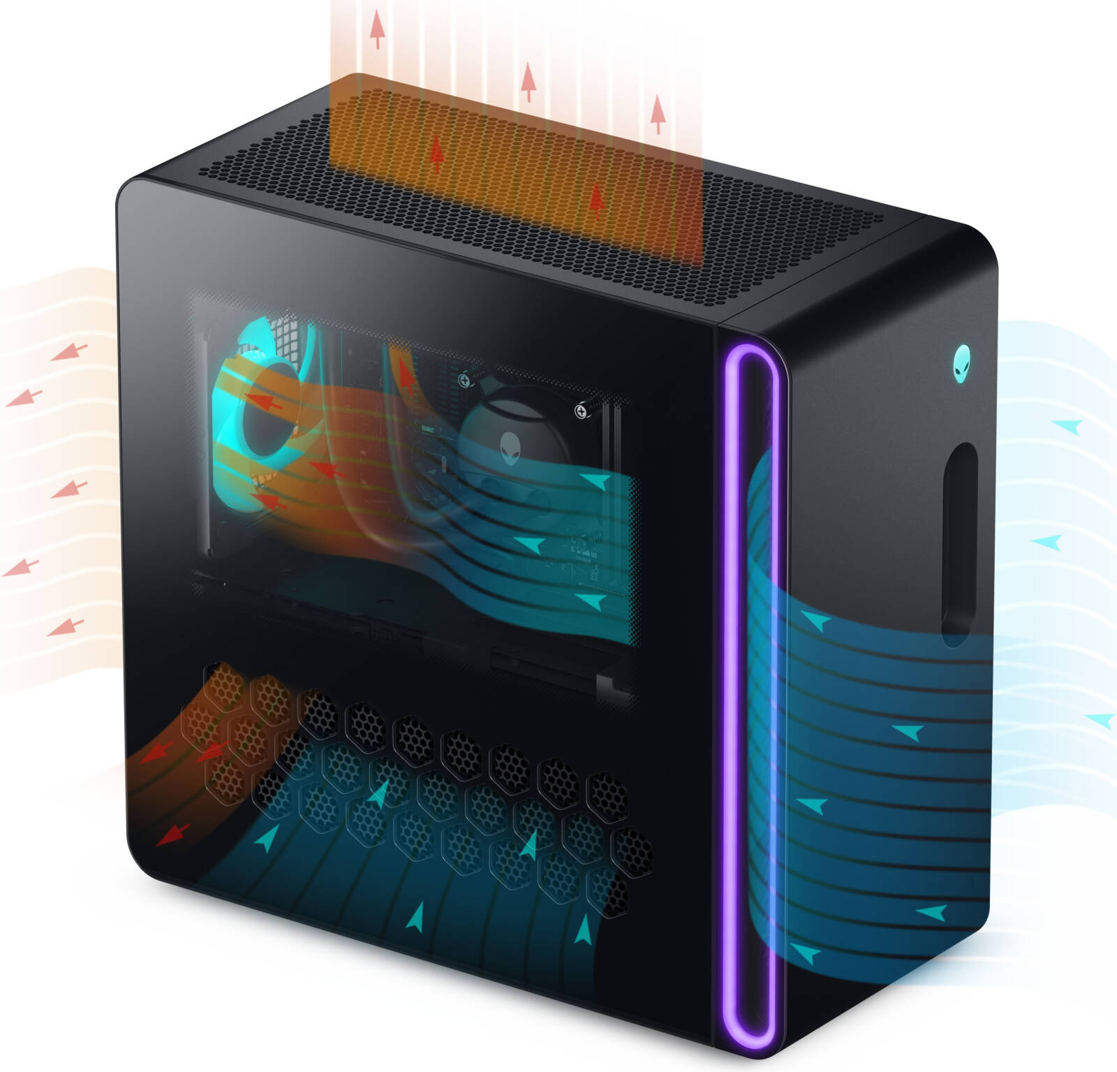 Dell Alienware Aurora R16 Gaming PC, Intel Core i7-14700F, 1TB SSD, 16GB RAM, NVIDIA RTX 4060 TI 8GB, Keyboard And Mouse, Windows 11 Home, Black | AWAUR16-7899BLK-PUS