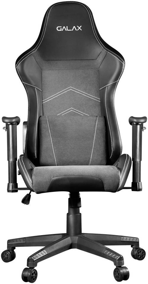 GALAX GC-04 Gaming Chair – 340 mm Nylon Base, 100 mm Class-3 Gas Lift, 90°-180° Recline, 2D Adjustable Armrests, Up to 170 kg Load