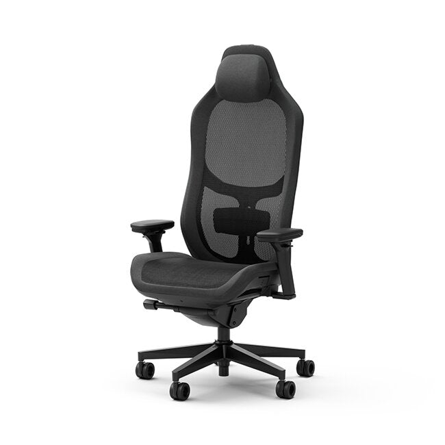 Fractal Design Refine Mesh Dark Chair – Ergonomic Office & Gaming Chair with Breathable Mesh
