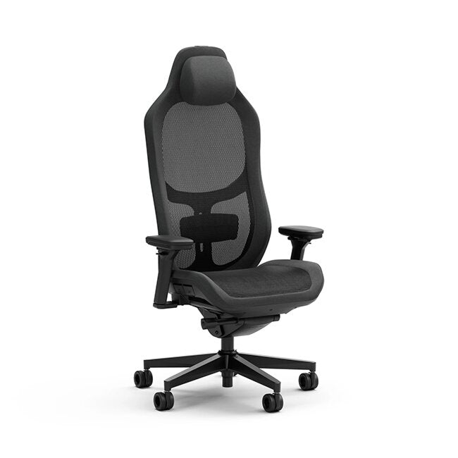 Fractal Design Refine Mesh Dark Chair – Ergonomic Office & Gaming Chair with Breathable Mesh