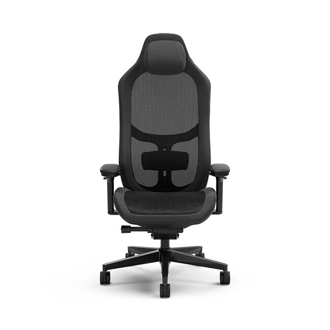 Fractal Design Refine Mesh Dark Chair – Ergonomic Office & Gaming Chair with Breathable Mesh