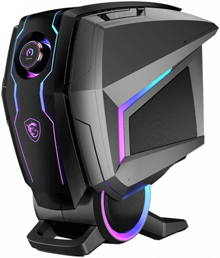 MSI Meg Aegis TI5 Gaming PC, 12th Gen Intel Core i7-12700KF + Z690, 64GB DDR5 RAM, 2TB HDD + 2TB SSD, RTX 3080 Ti Ventus 3X 12GB, 850W SFX, Water Cooling, Windows 11, Black | 9S6-B93911-037