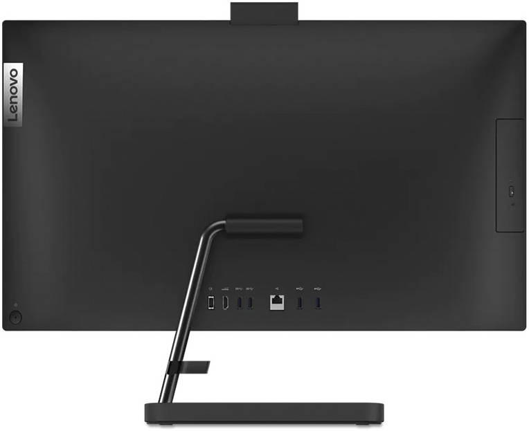 Lenovo IdeaCentre AIO 3 27IAP7 Desktop PC, 27" FHD  IPS Display, Intel Core i7-1260P 12C, 16GB RAM, 512GB SSD, NVIDIA GeForce MX550 2GB GDDR6, Wireless ENG- ARB KB & Mouse, DOS, Black | F0GJ008XAX