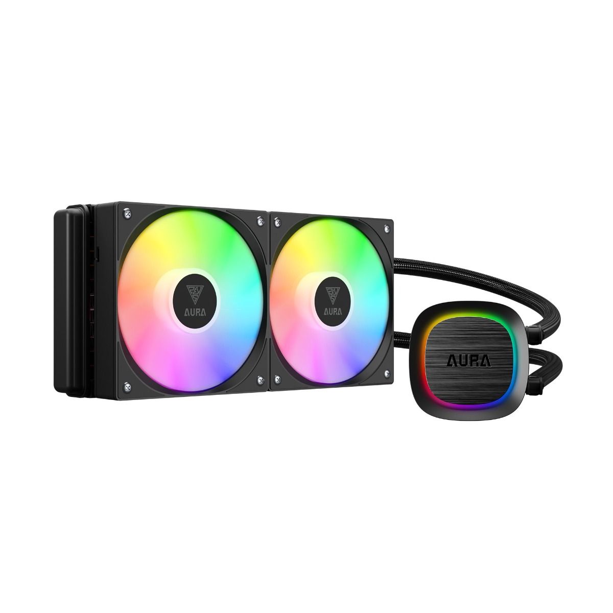 GAMDIAS AURA GL240 V2 RGB Liquid CPU Cooler – 240mm High-Performance Water Cooling System
