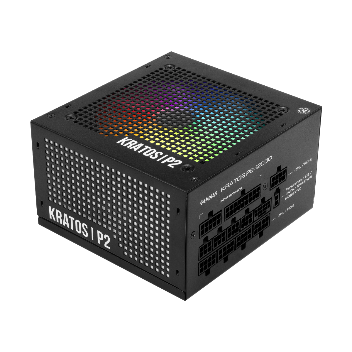 GAMDIAS KRATOS P2-1200G PSU – 1200W 80+ Gold Certified Power Supply for Gaming PCs