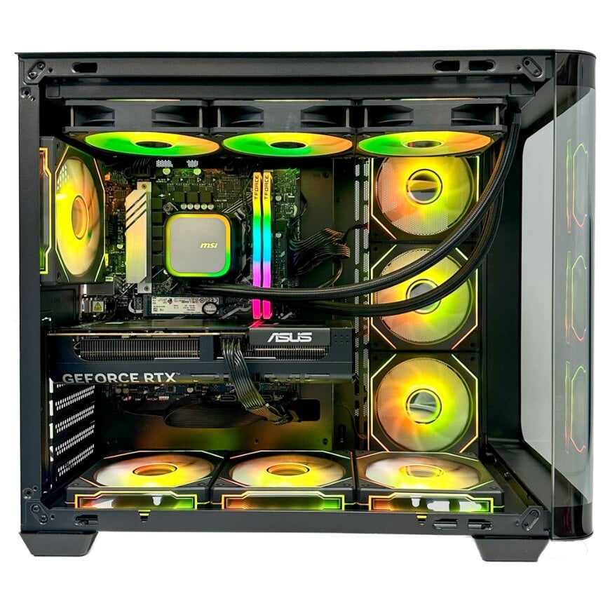 Best budget Gaming PC - AMD Ryzen 5 5600X 6 Cores 12 Threads, NVIDIA GTX 1660 6GB, 32GB DDR4 RAM 3600MHz, 1TB SSD, 750W PSU, 240MM Liquid Cooler, 23.8" Monitor 144Hz + MageGee 3in1 Combo