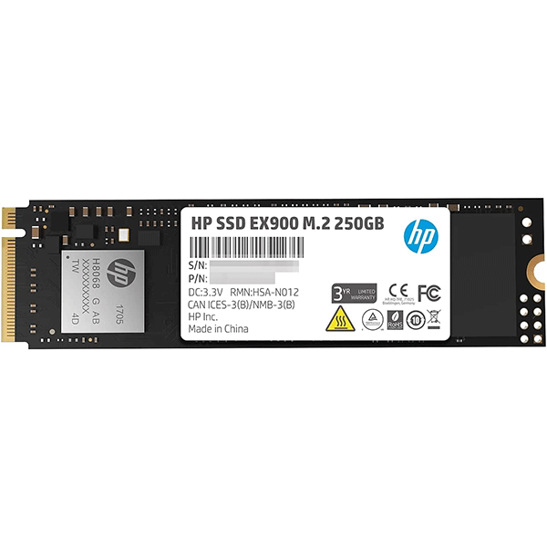 HP NVME M.2 EX900 SSD 250GB