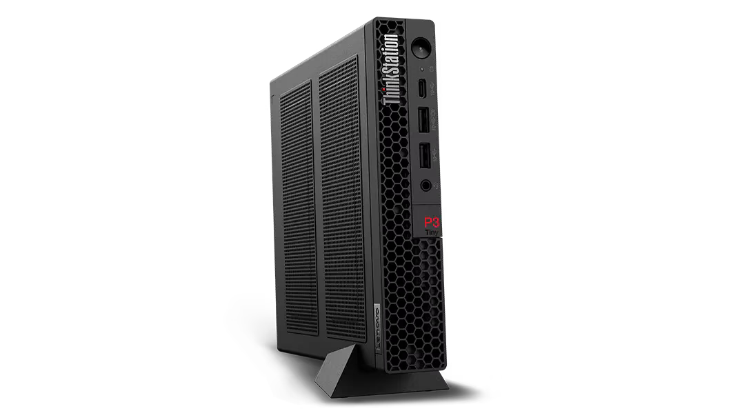 Lenovo ThinkStation P3 Tiny Intel Core i9-14900T, 32GB DDR5, 1TB SSD, NVIDIA T1000 8GB Graphics, USB Traditional KYB Arabic/English, USB Calliope Mouse, Win11 Pro 64, 3Yr