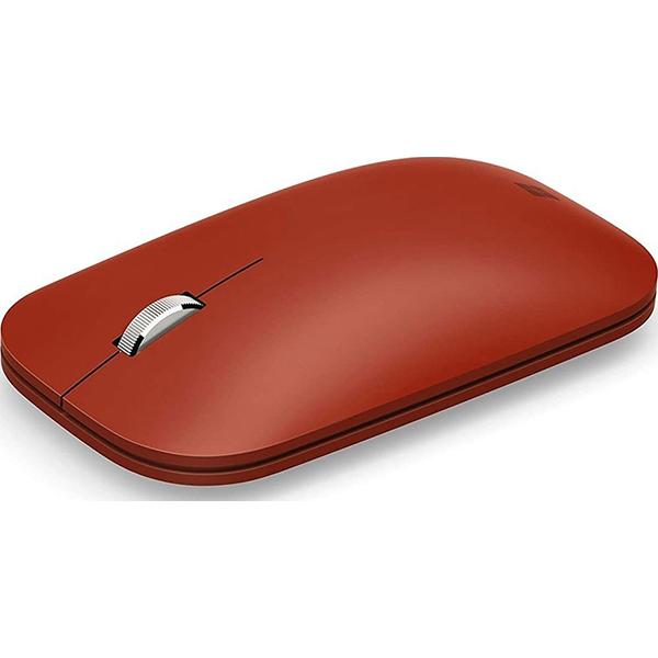 MICROSOFT MOBILE POPPY RED -SURFACE MOUSE