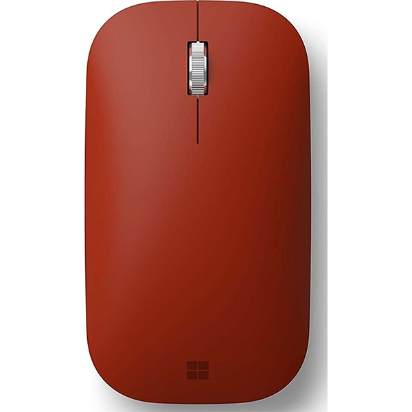 MICROSOFT MOBILE POPPY RED -SURFACE MOUSE