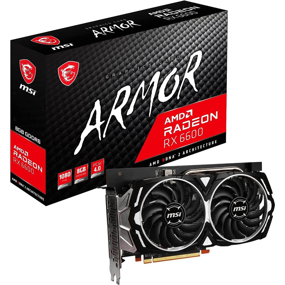 MSI Gaming AMD Radeon RX 6600 8GB GDDR6