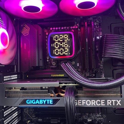 SINISTER PC - AMD RYZEN 9800X3D UP TO 5.2 GHz, GeForce RTX 5070 Ti 16GB, 32GB ddr5 ram, 1TB NVME ssd, 1000W 80 Plus PSU, win 11 pro