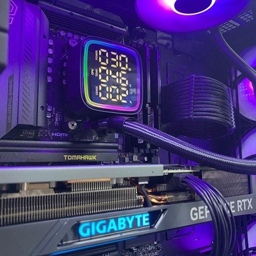 SINISTER PC - AMD RYZEN 9800X3D UP TO 5.2 GHz, GeForce RTX 5070 Ti 16GB, 32GB ddr5 ram, 1TB NVME ssd, 1000W 80 Plus PSU, win 11 pro