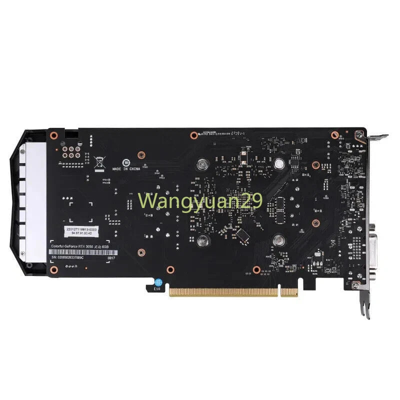 Colorful GeForce RTX 3050 6GB V4 Graphics Card – NVIDIA Ampere Architecture, 6GB GDDR6, Dual-Fan Cooling, DLSS 2, Ray Tracing, PCIe 4.0, HDMI & DisplayPort, Overclocked Edition Gaming GPU
