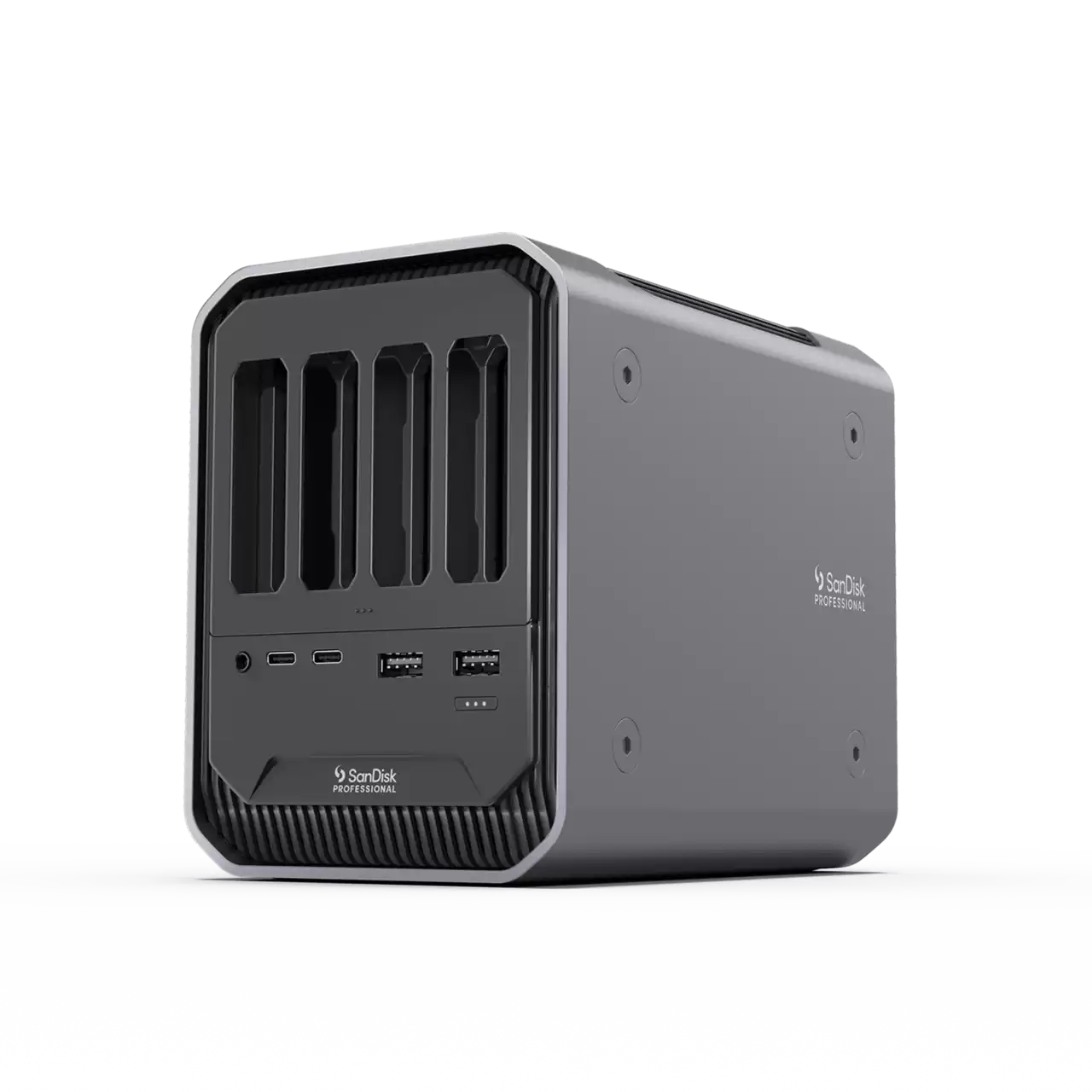 SanDisk Professional PRO‑DOCK Dual-Slot Memory Card Reader – USB‑C 10 Gb/s (USB 3.2 Gen2) for CFexpress Type B & SD UHS-II Media